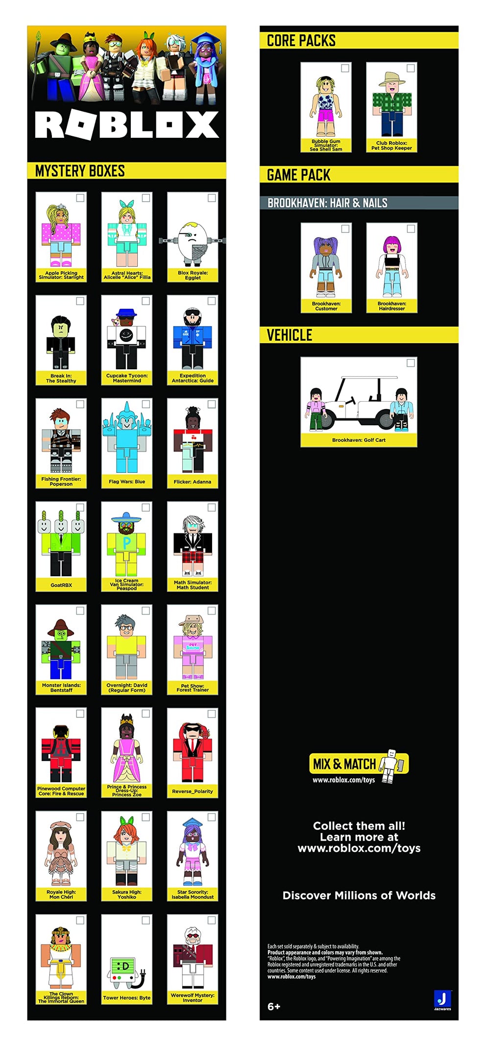 Roblox Celebrity Collection Brookhaven pack unboxing reveals figures and accessories