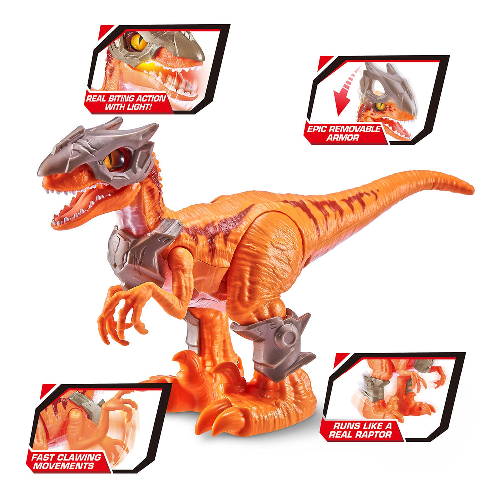 Robo Alive Dino Wars Raptor made with quality materials for durability