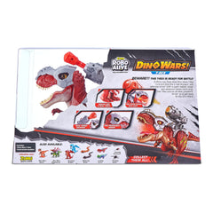 Robo Alive Dino Wars T-Rex with colorful graphics catches the eye.