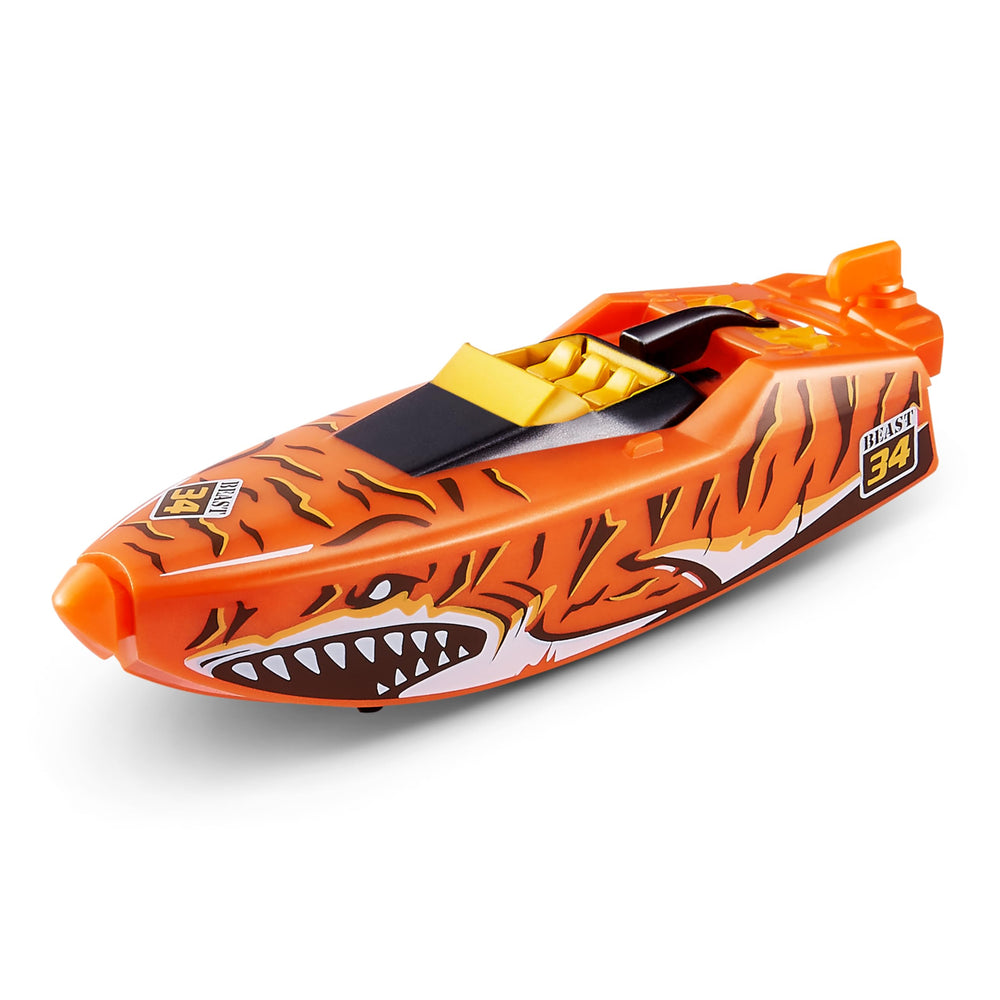 Robo Alive boats activate in water for instant life-like movement.