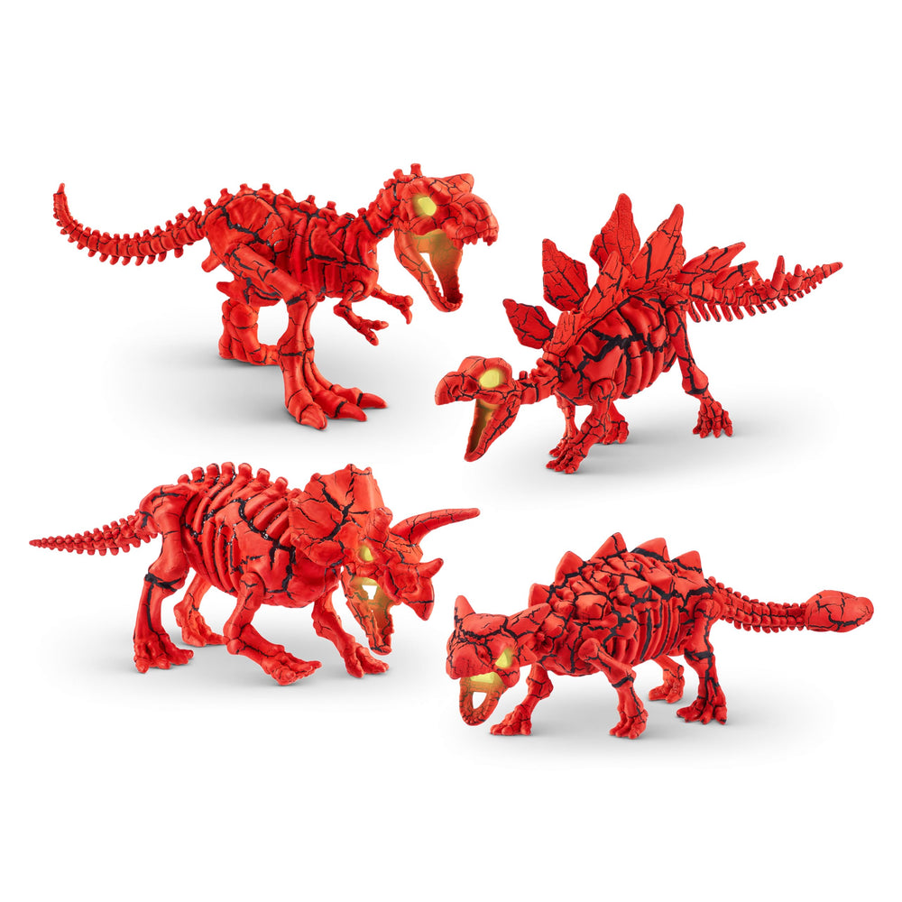 Robo Alive Volcano Dino Fossil Find T-Rex fossil for discovery and assembly.