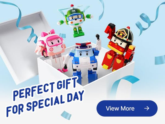 Robocar POLI Amber emergency vehicle—fun rescue adventures for roleplay.