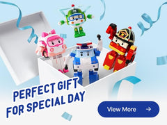 Robocar POLI Amber emergency vehicle—fun rescue adventures for roleplay.
