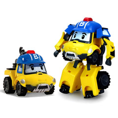 Robocar Poli Bucky transforming robot emergency vehicle ready for kids' imaginative play.