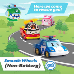 Helly in 2-in-1 rescue truck mode for imaginative play