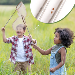 ROBOTIME magnifying glasses duo, detailed observation during nature play.
