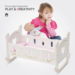 Robotime durable solid wood construction supports long pretend play sessions.
