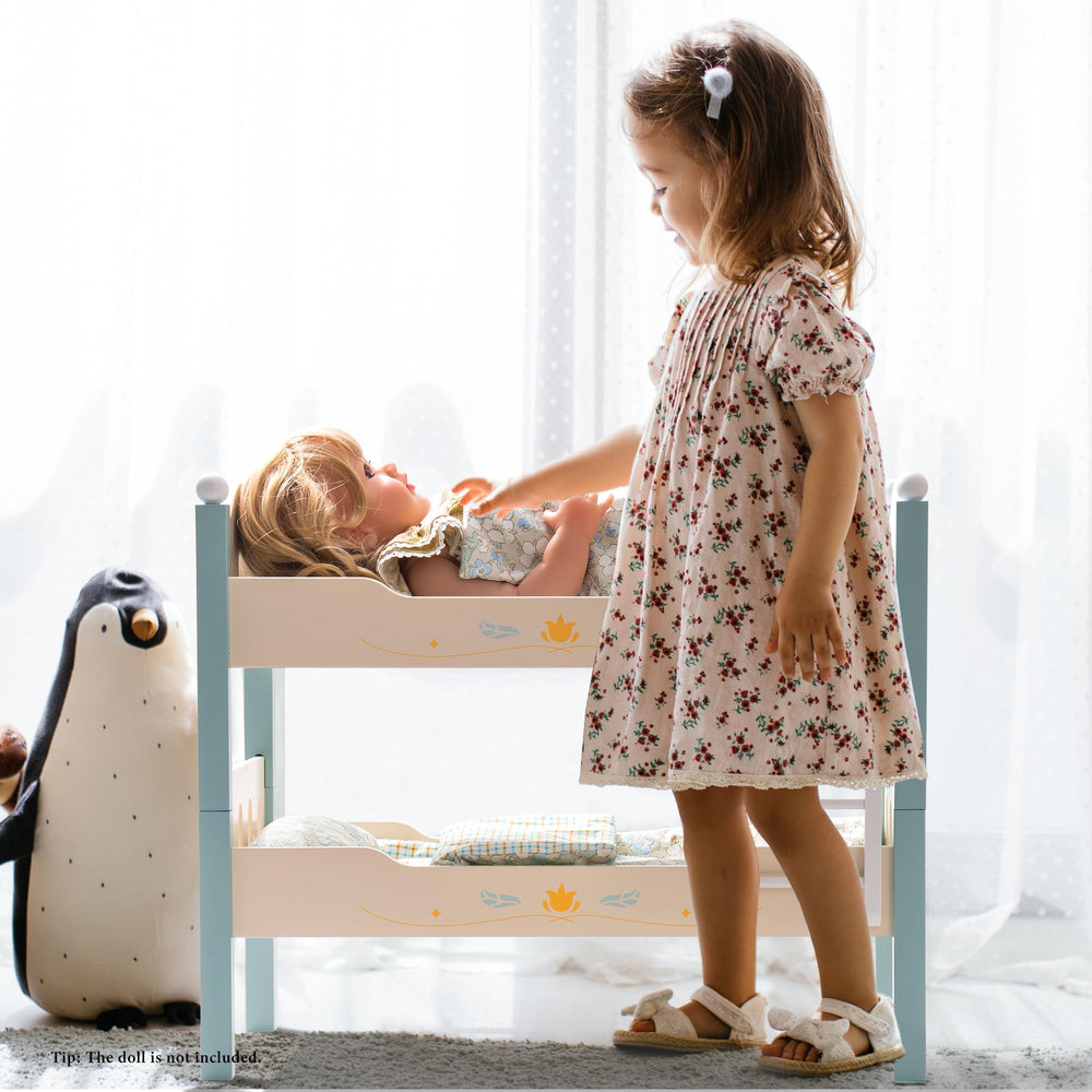 Robotime durable wooden doll furniture for long-lasting use.