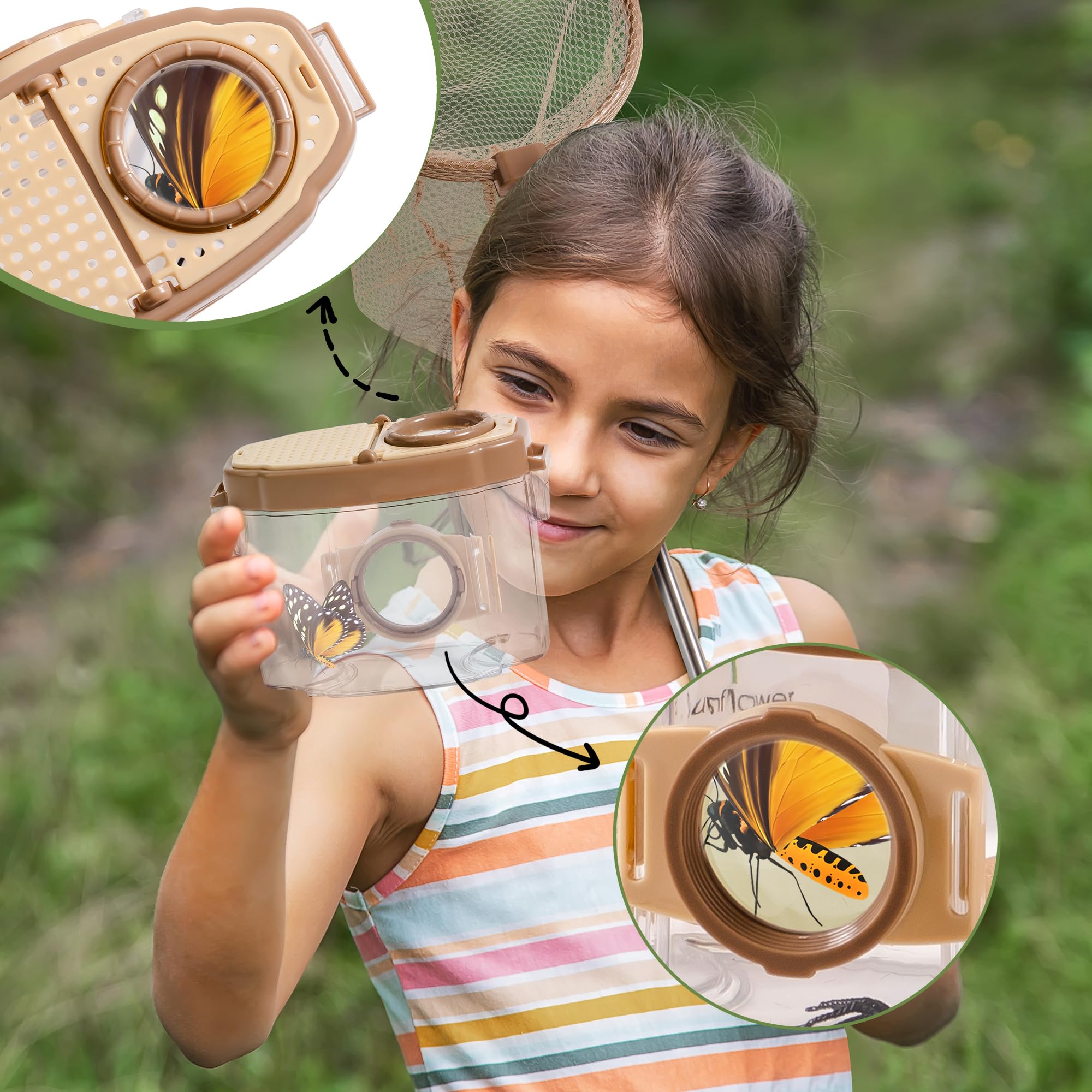 ROBOTIME Explorer Kit compass watch aids outdoor orientation.