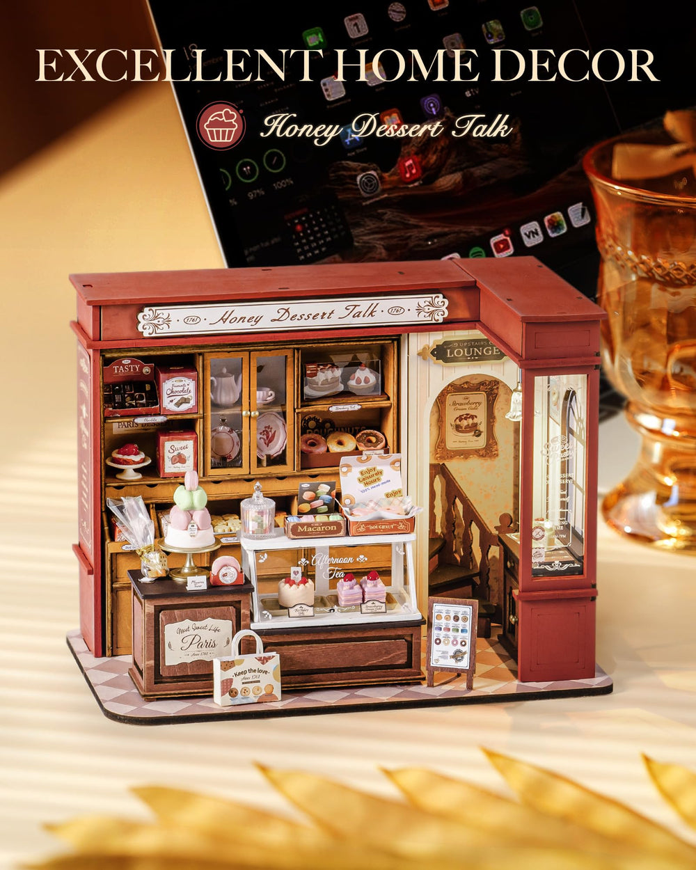 Robotime Honey Dessert Talk gift-ready box sparks imaginative gifting.