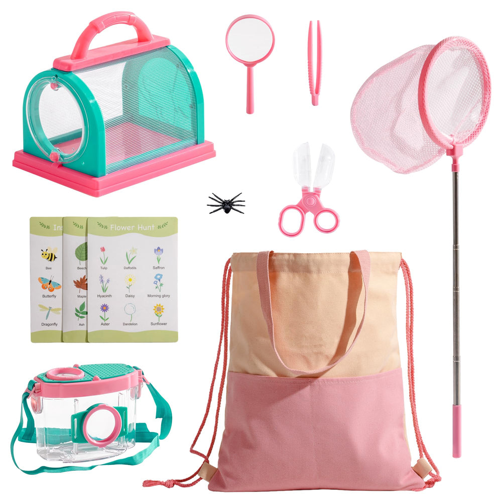 Robotime Kids Explorer Bug Catcher Pink packaging ideal for outdoor discovery.