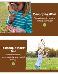 ROBOTIME Kids Explorer Kit tweezers for careful insect handling