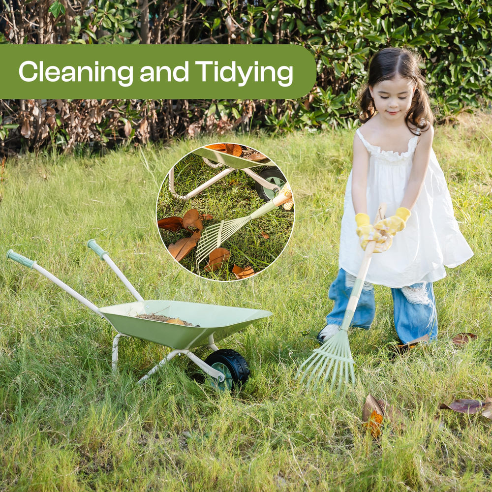 ROBOTIME wheelbarrow set safety edges for safe play
