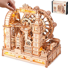Robotime Night City Marble Run shows London landmarks with a tactile, engaging build.