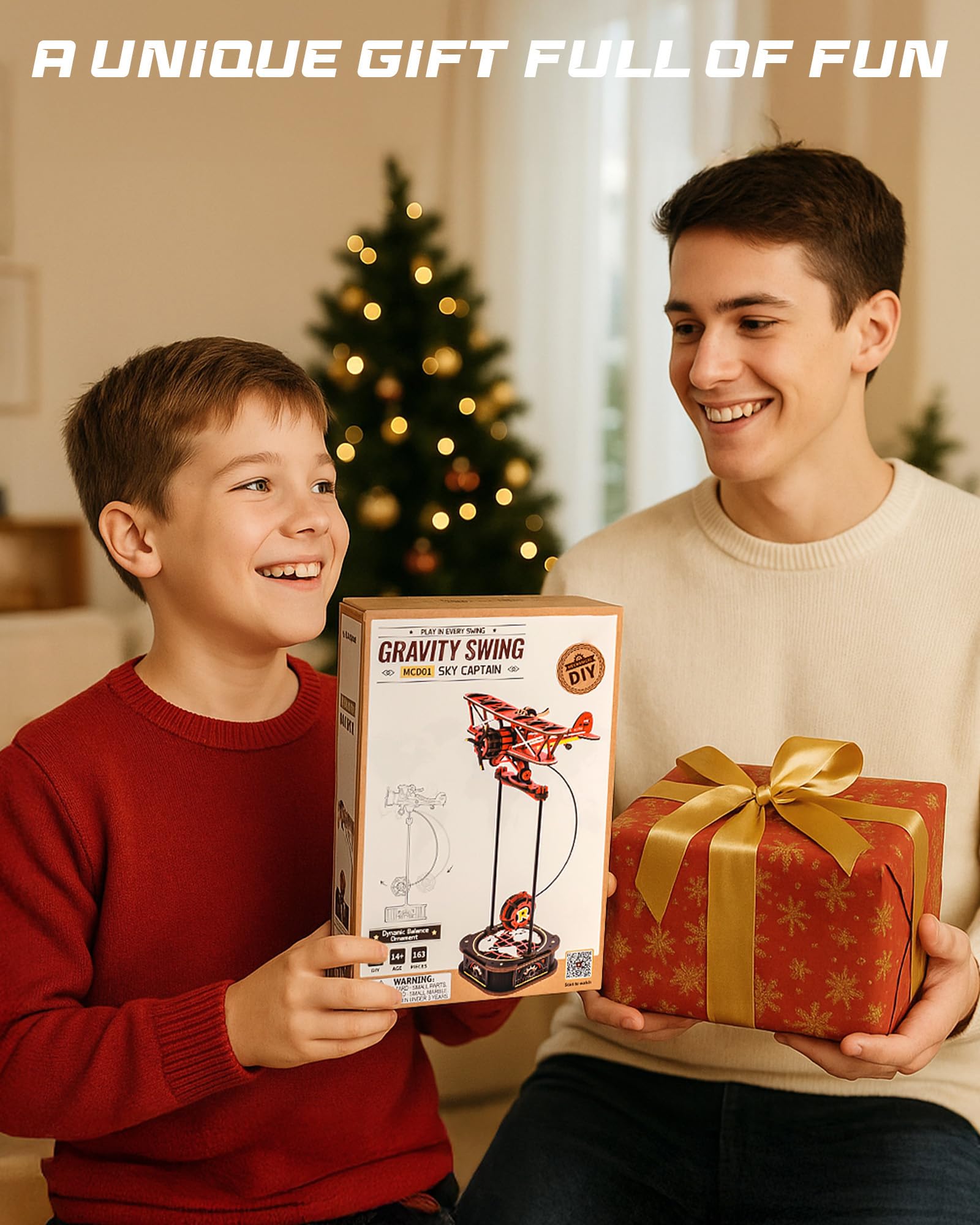 ROBOTIME propellers rotate smoothly, adding realism to the model during assembly.