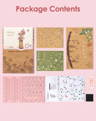 ROBOTIME Sakura puzzle home decor display showcases handcrafted artistry.