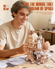 ROBOTIME Space Shuttle laser-cut parts ensure accurate fitting during assembly.