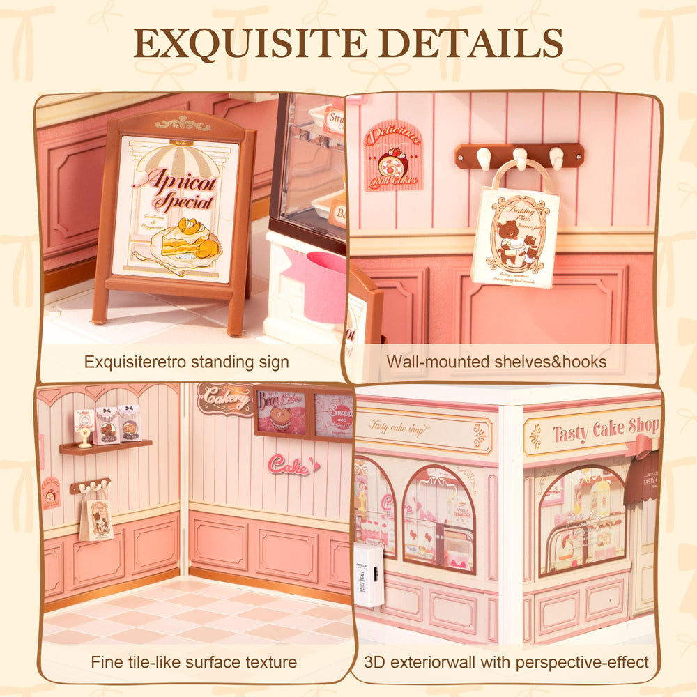 Robotime Apricot Special chalkboard adds charm and personalization to the shop