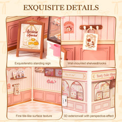 Robotime Apricot Special chalkboard adds charm and personalization to the shop
