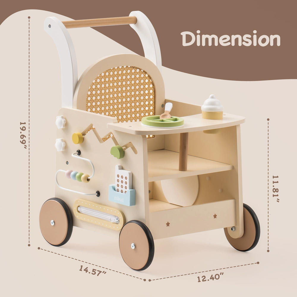 Robotime walker sturdy wooden construction promises longevity and safe hands-on adventures.