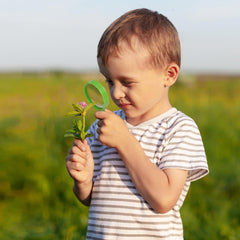 ROBOTIME Kids Gardening Tools hat: protective gardening hat shades young explorers outdoors.