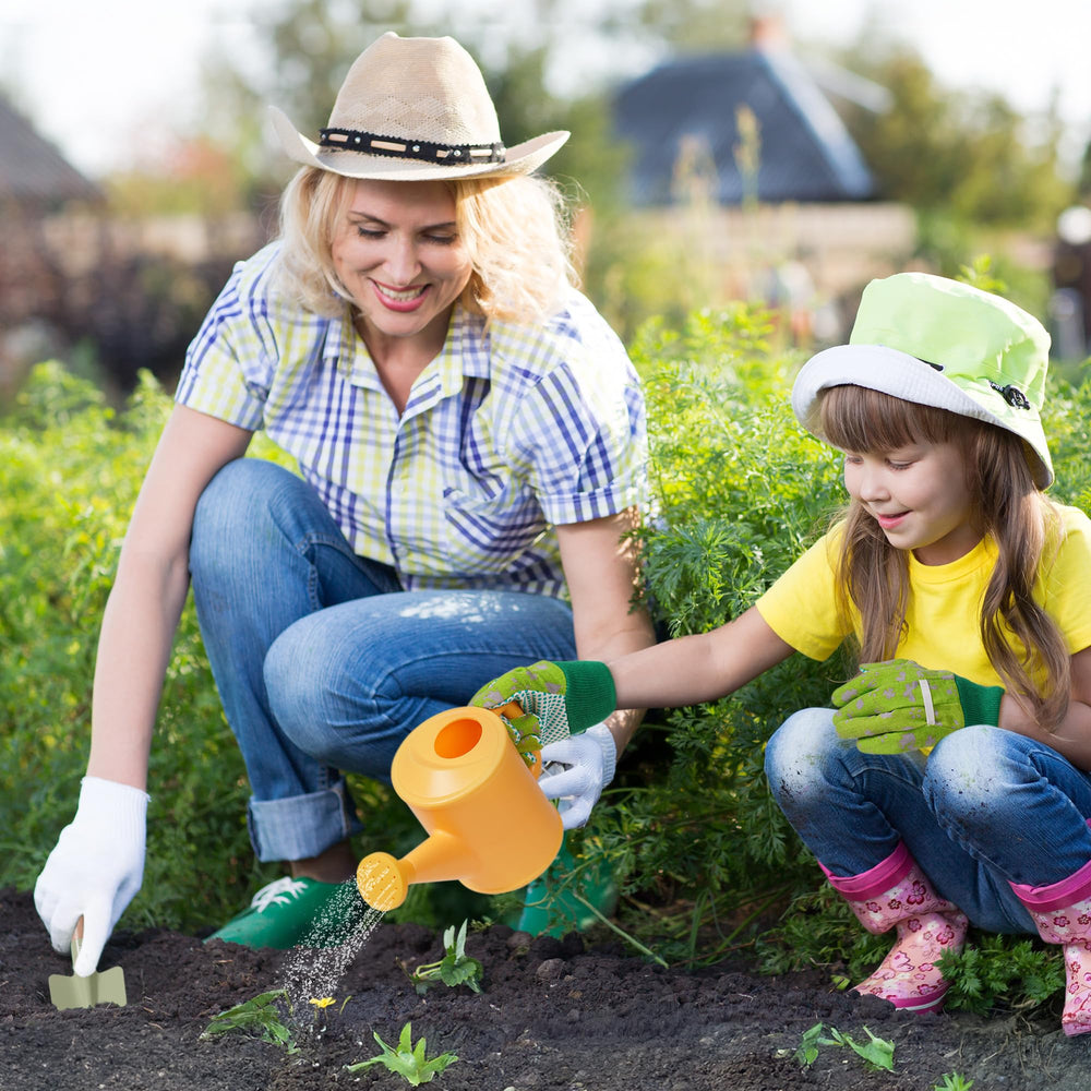ROBOTIME Kids Gardening Tools watering can: kid-friendly sprayer for gentle watering.