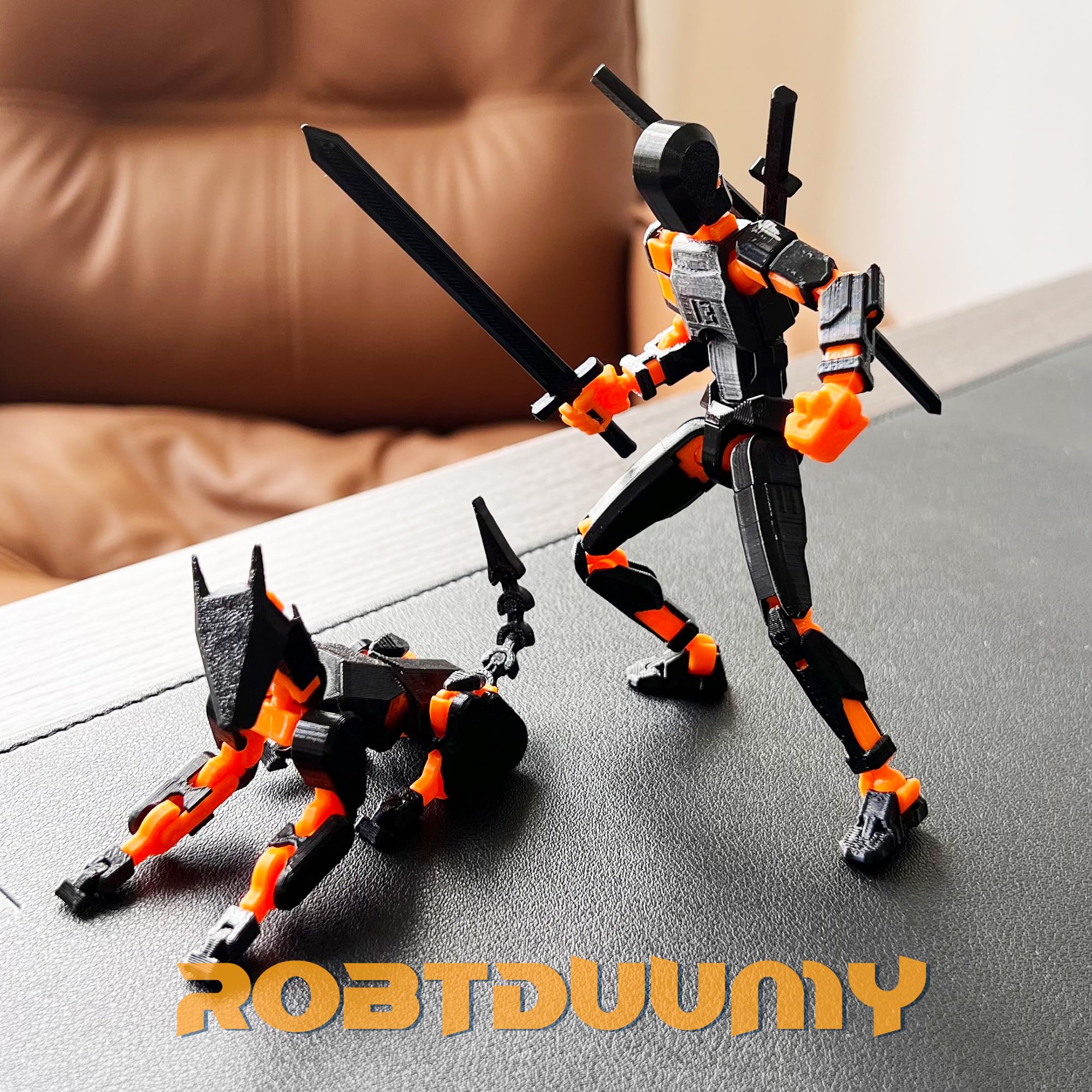 ROBTDUUMY T13 side view showing compact size for desk setups.