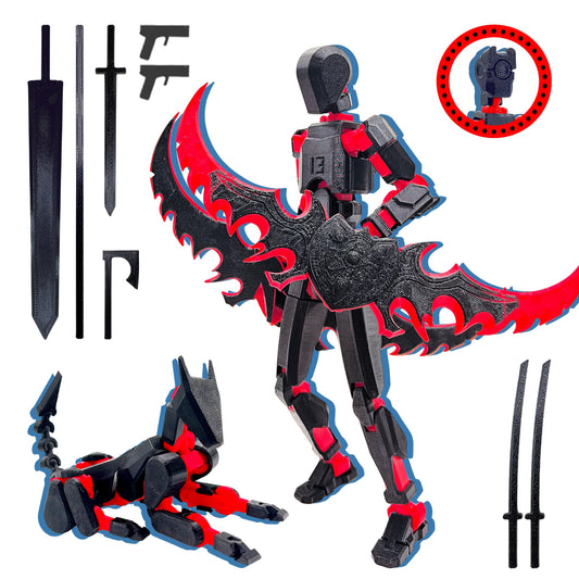 ROBTDUUMY T13 assembly completed figure ready for immediate display.