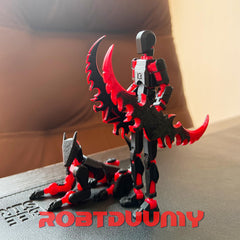 ROBTDUUMY T13 multi-jointed movable figure supports dynamic posing.