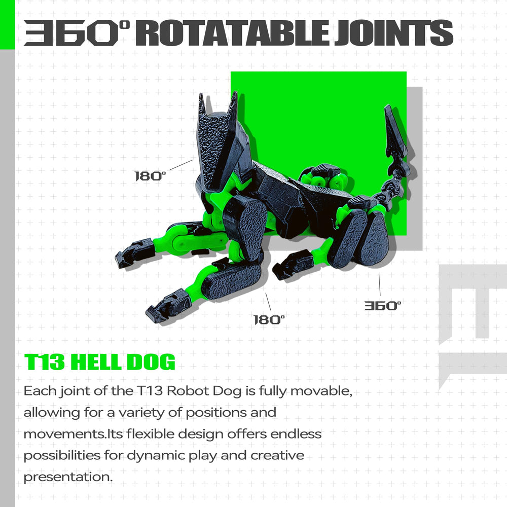 ROBTDUUMY T13 Titan 13 dog partner enhances storytelling play