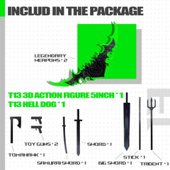ROBTDUUMY T13 Titan 13 weapon accessories for imaginative play