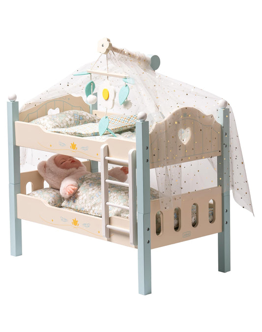 ROBUD 2-in-1 bunk bed with detachable ladder supports easy, imaginative play.