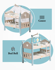 ROBUD spacious dimensions offer room for dolls under 20 inches.