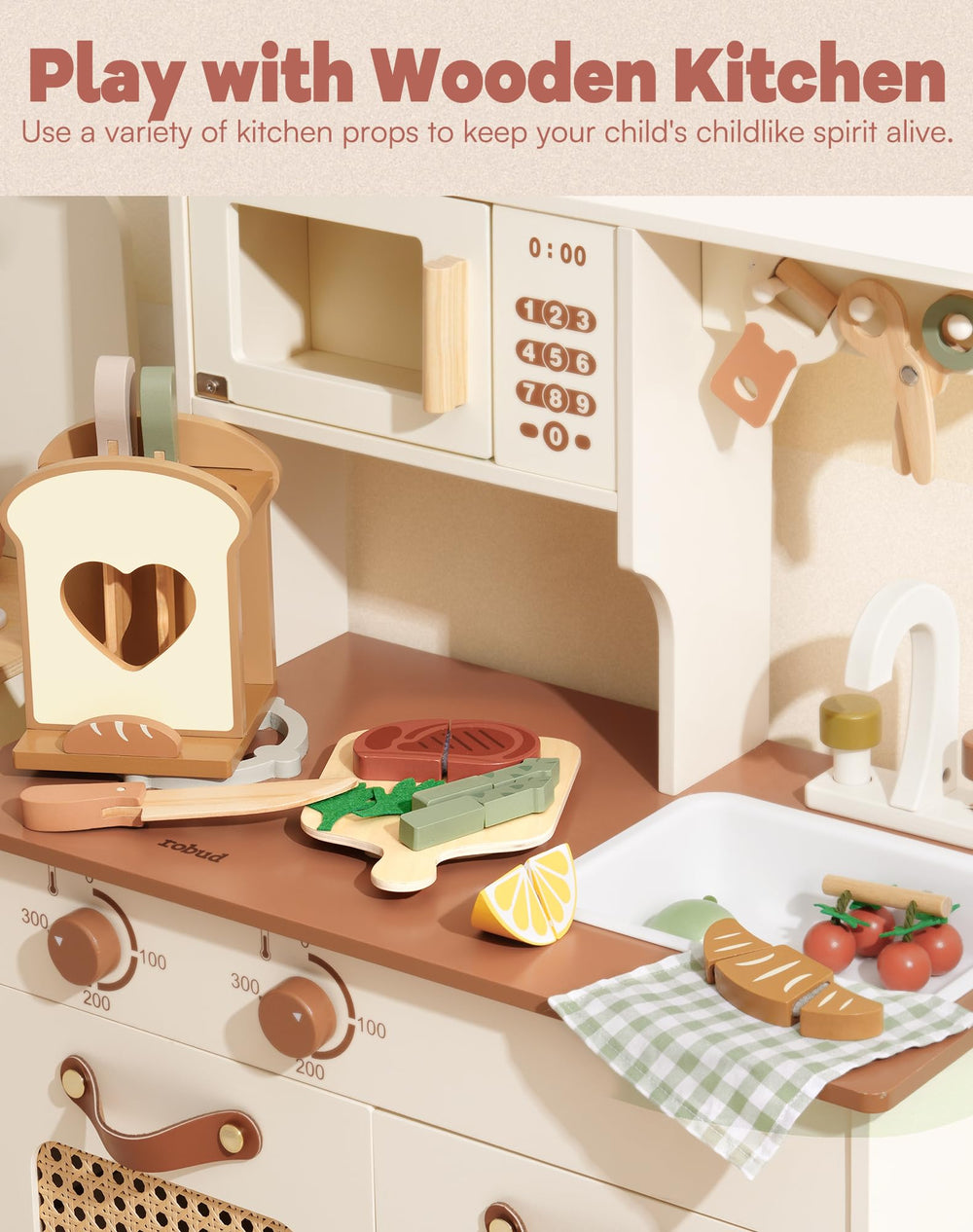 ROBUD gift-ready set invites creativity and family pretend meals.