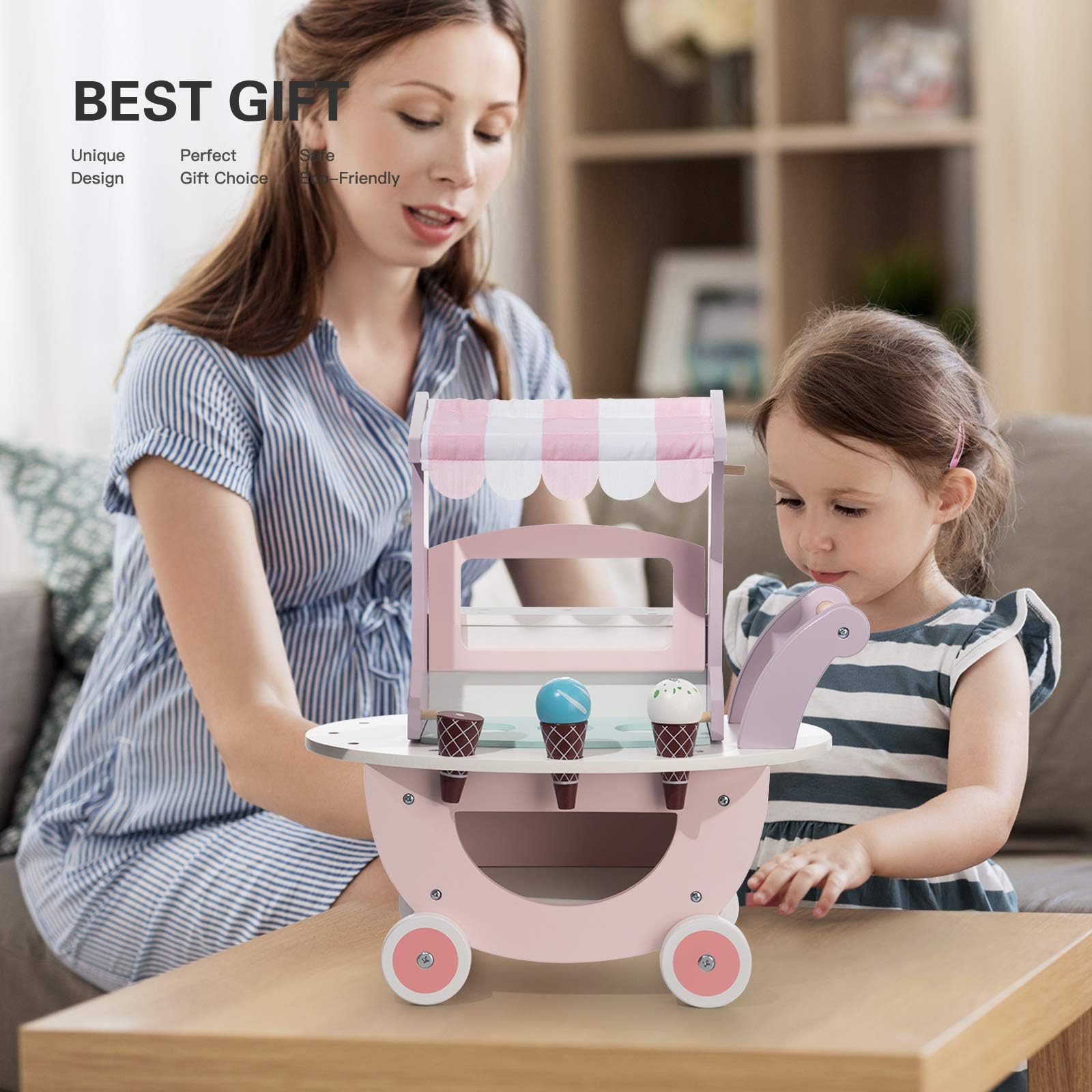 ROBUD ice cream cones and popsicles tempt little hands to build combos.
