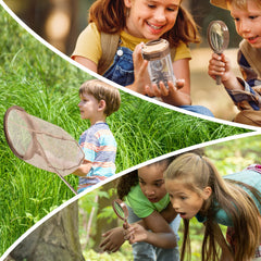 ROBUD cards guide discoveries and prompt learning during outdoor play.