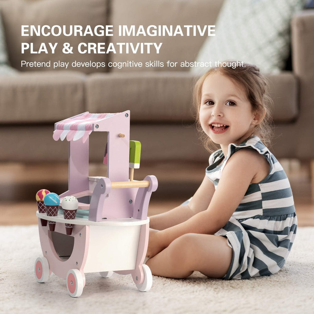 ROBUD magnetic toppings engage kids with scoop interactions to identify flavors.