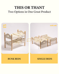 ROBUD rose-pattern design adds whimsical charm to the doll room.