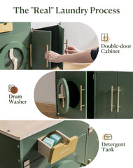 ROBUD wooden kitchen storage cabinet under sink emphasizes organization and tidy playspaces.