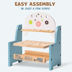 ROBUD wooden tool screwdriver set supports fine motor skills.