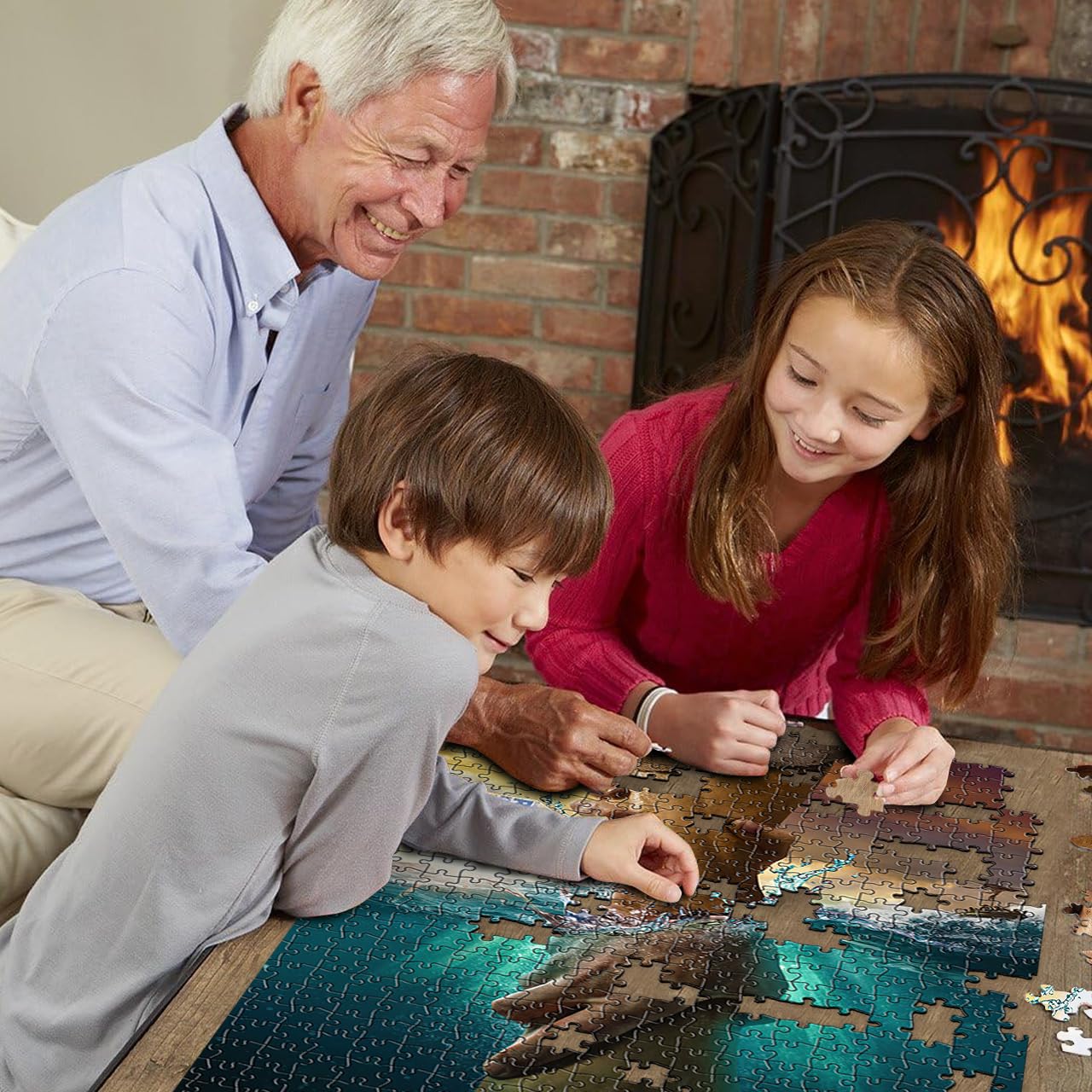ROCGFSO religious wall decor puzzle offers a peaceful focal point for any room.