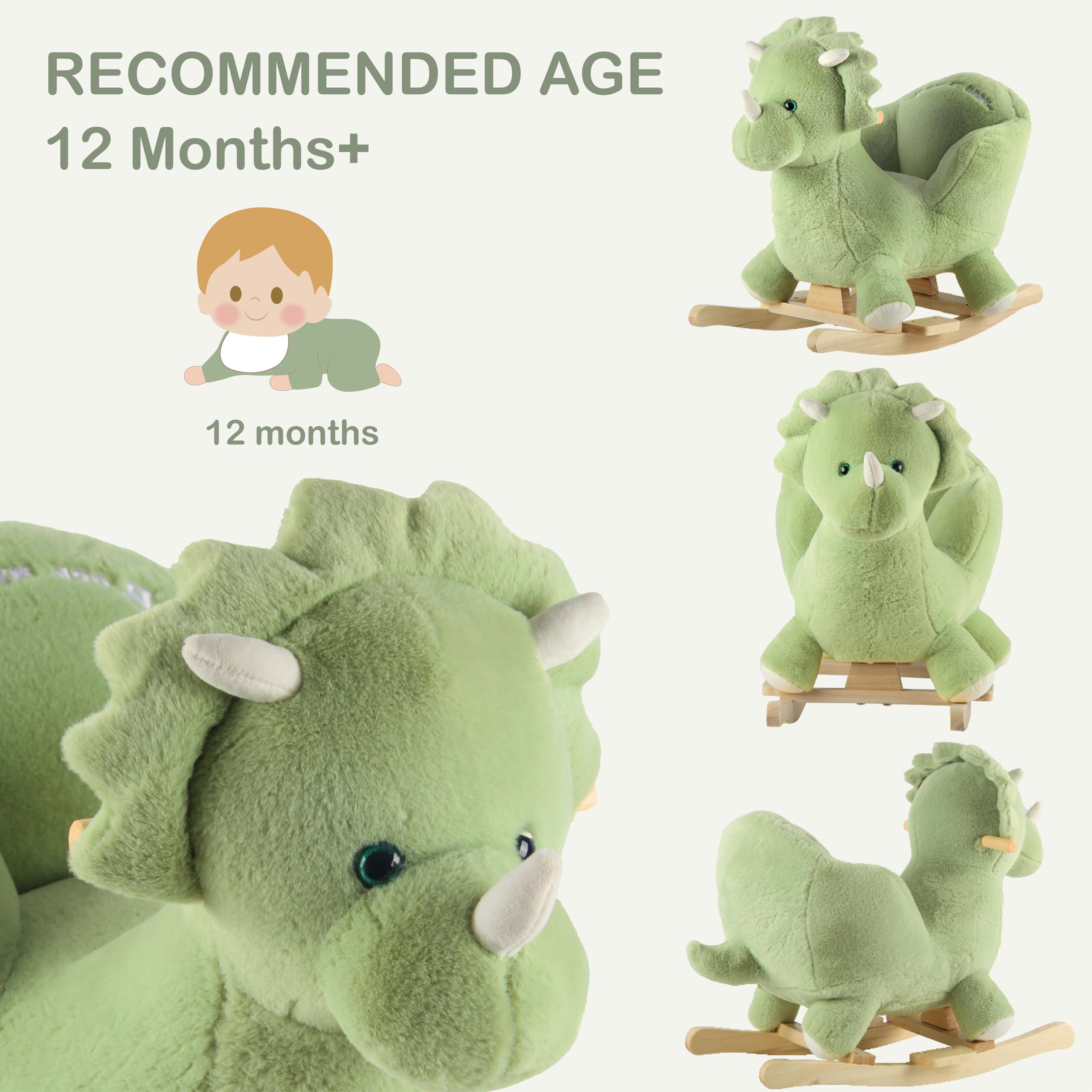 Calming rocking motion may help soothe and comfort little ones.