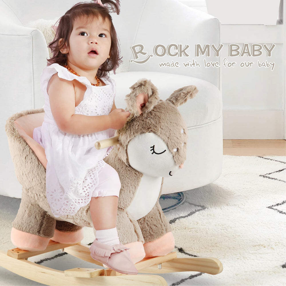 Rock My Baby supports up to 66 pounds for growing toddlers.