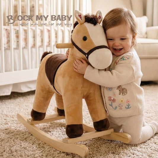 Rock My Baby handles support coordinated movement during play.
