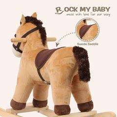 Rock My Baby cozy rocking experience helps calm young riders.