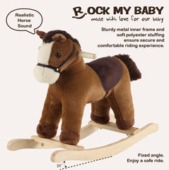Rock My Baby stable base prevents tipping for safer play.