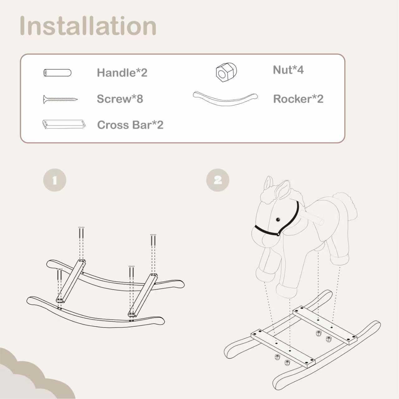 Rock My Baby supports up to 66 lbs for growing kids.