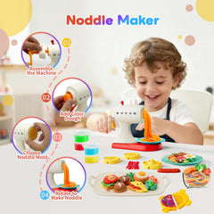 Rodsucs 16-color dough cans with molds for vibrant crafts