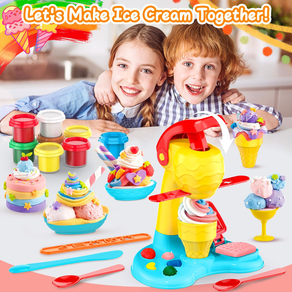 Rodsucs ice cream maker toy demonstrates color blending during hands-on activity