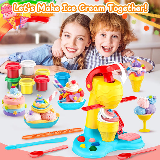 Rodsucs ice cream maker toy demonstrates color blending during hands-on activity
